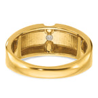 14k Mens 1/3 carat Diamond Complete Ring - Sophia Jewelers