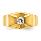 14k Mens 1/3 carat Diamond Complete Ring - Sophia Jewelers