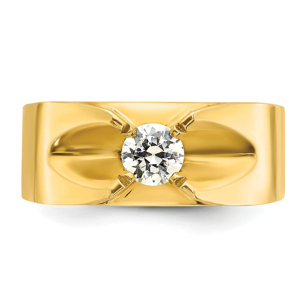 14k Mens Diamond Ring Mounting, Mounting Only - Sophia Jewelers