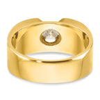 14k Mens 1/2 carat Diamond Complete Ring - Sophia Jewelers