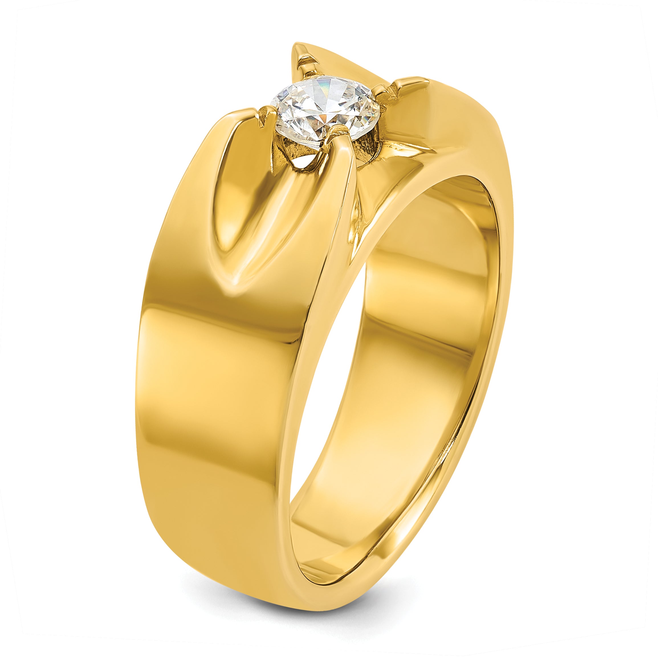 14k Mens Diamond Ring Mounting, Mounting Only - Sophia Jewelers