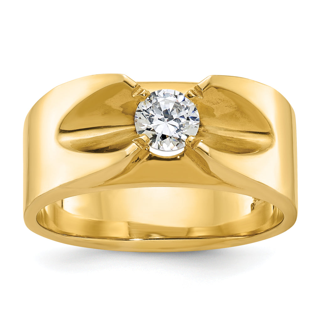 14k Mens Diamond Ring Mounting, Mounting Only - Sophia Jewelers