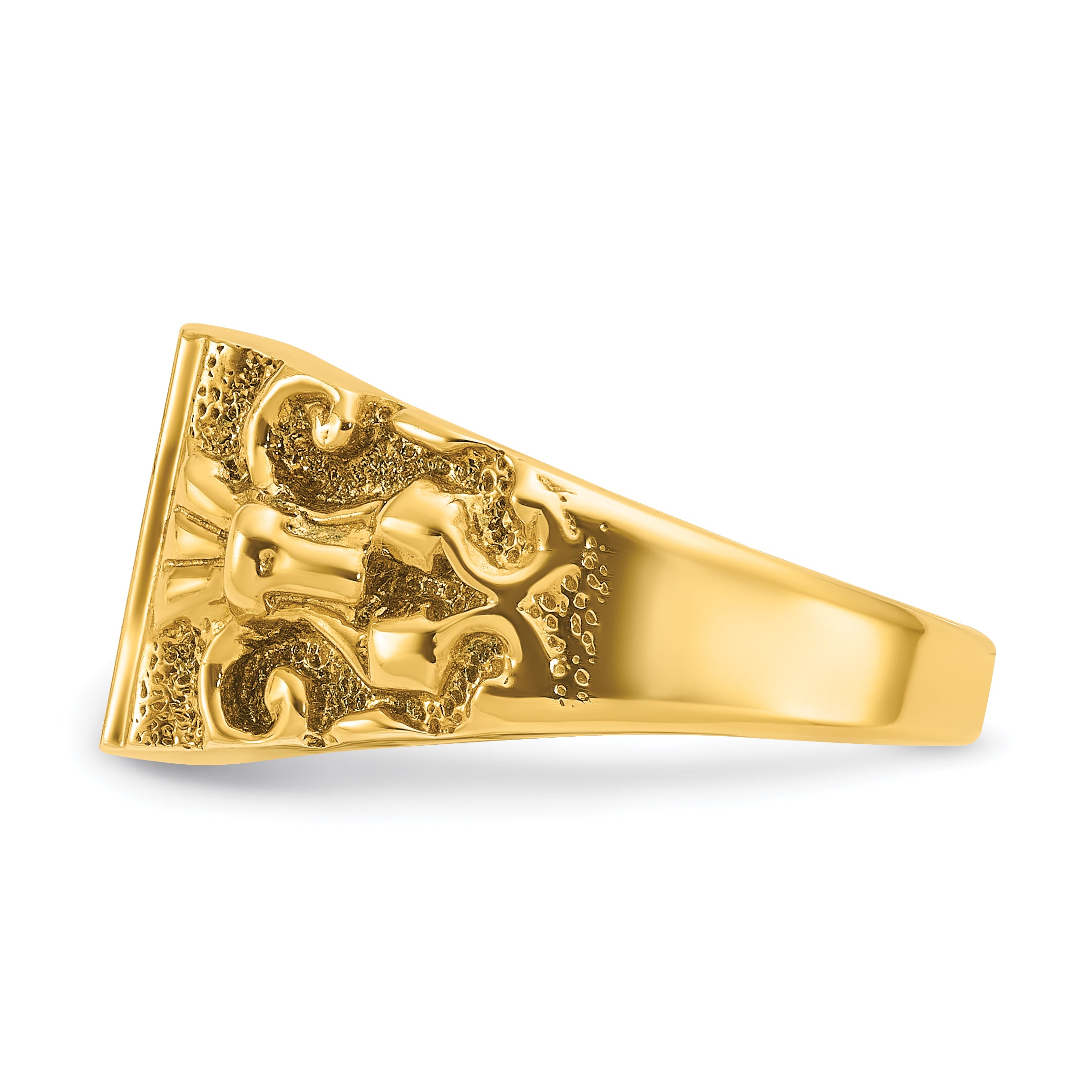 14k 13x9mm Men's Signet Ring