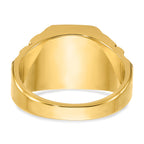 14k 13x9mm Men's Signet Ring