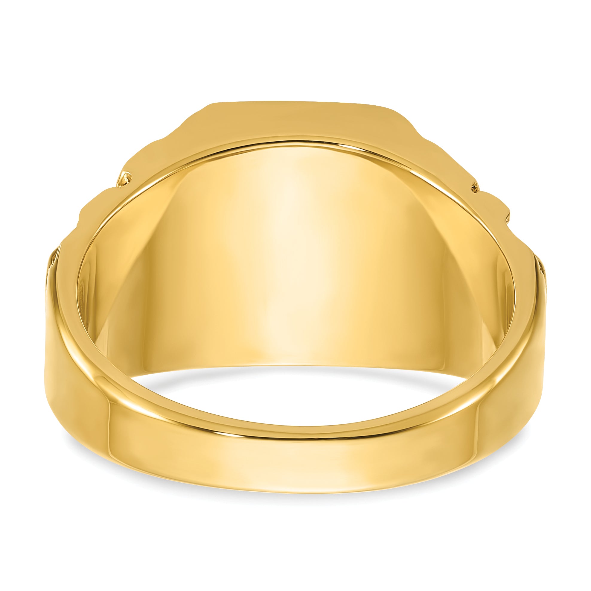 14k 13x9mm Men's Signet Ring