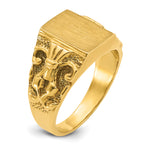 14k 13x9mm Men's Signet Ring