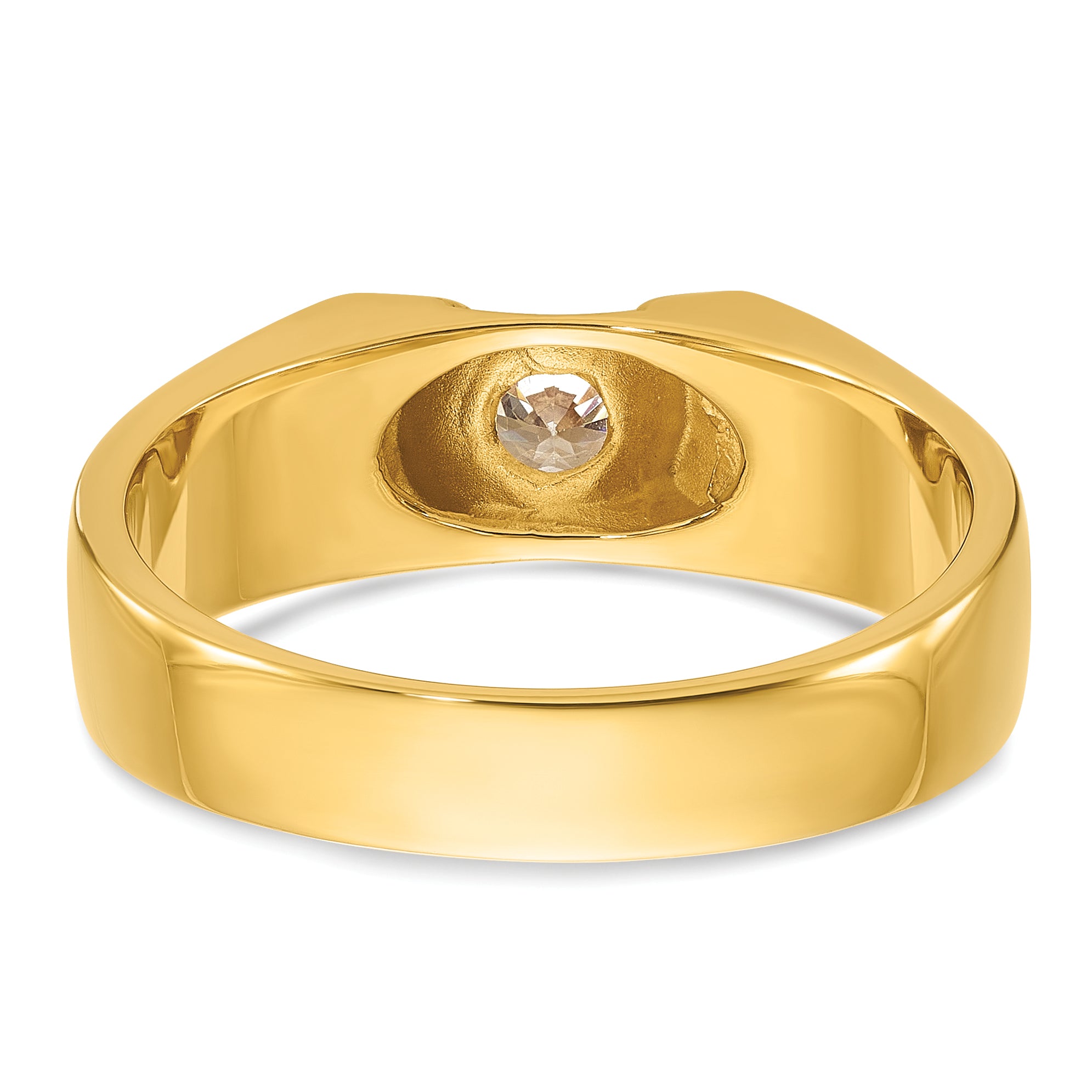 14k Mens 1/3 carat Diamond Complete Ring - Sophia Jewelers