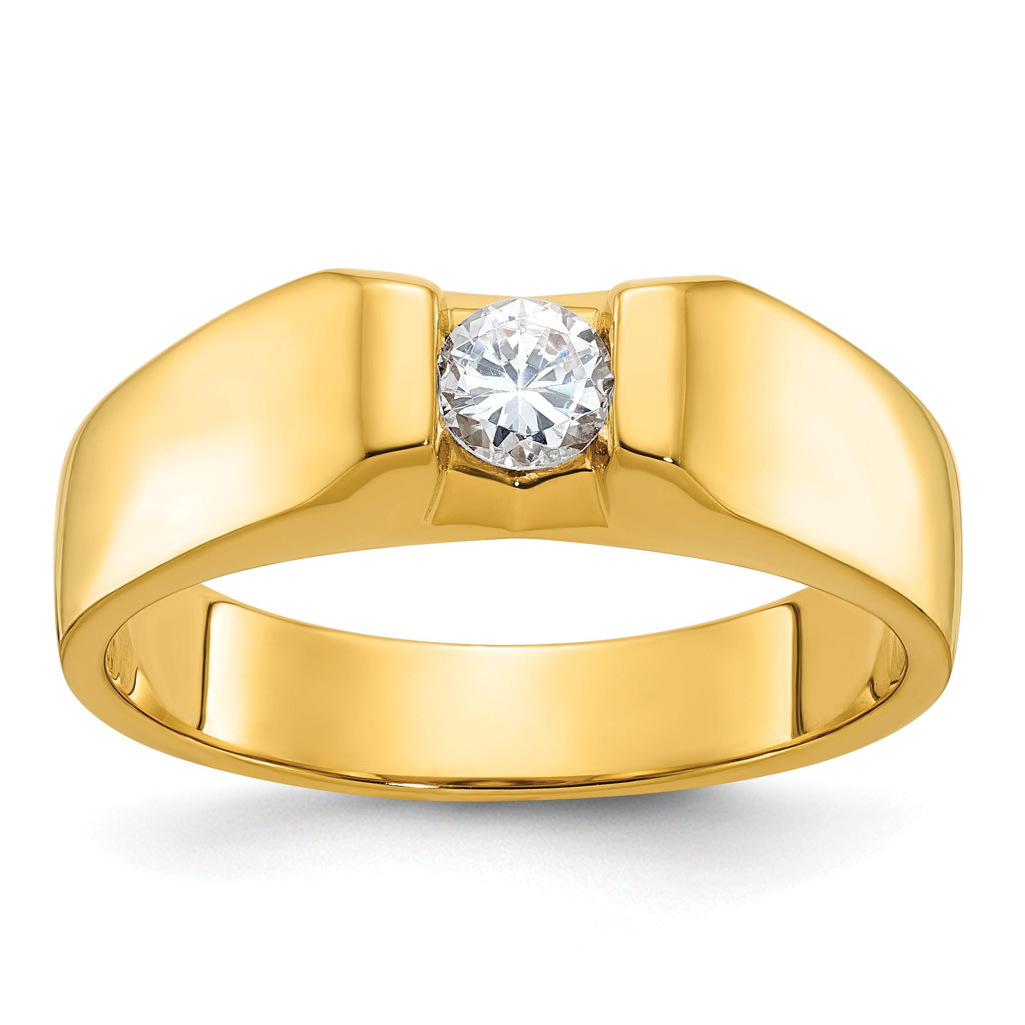 14k Mens Diamond Ring Mounting, Mounting Only - Sophia Jewelers