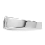14k White Gold 1 carat Lab Grown Diamond VS/SI+ G+ Complete Men's Ring