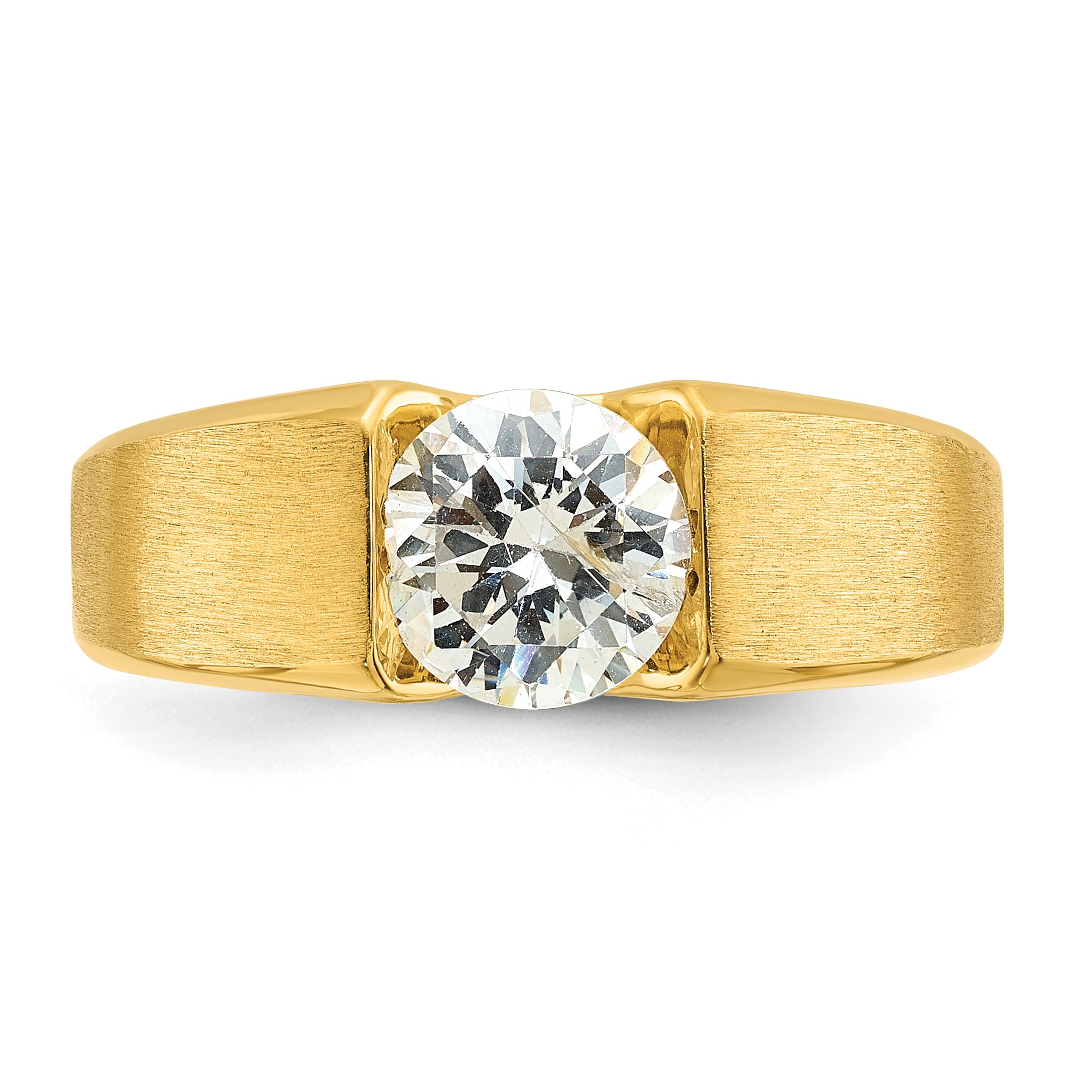 14k 1 carat Lab Grown Diamond VS/SI+ G+ Complete Men's Ring