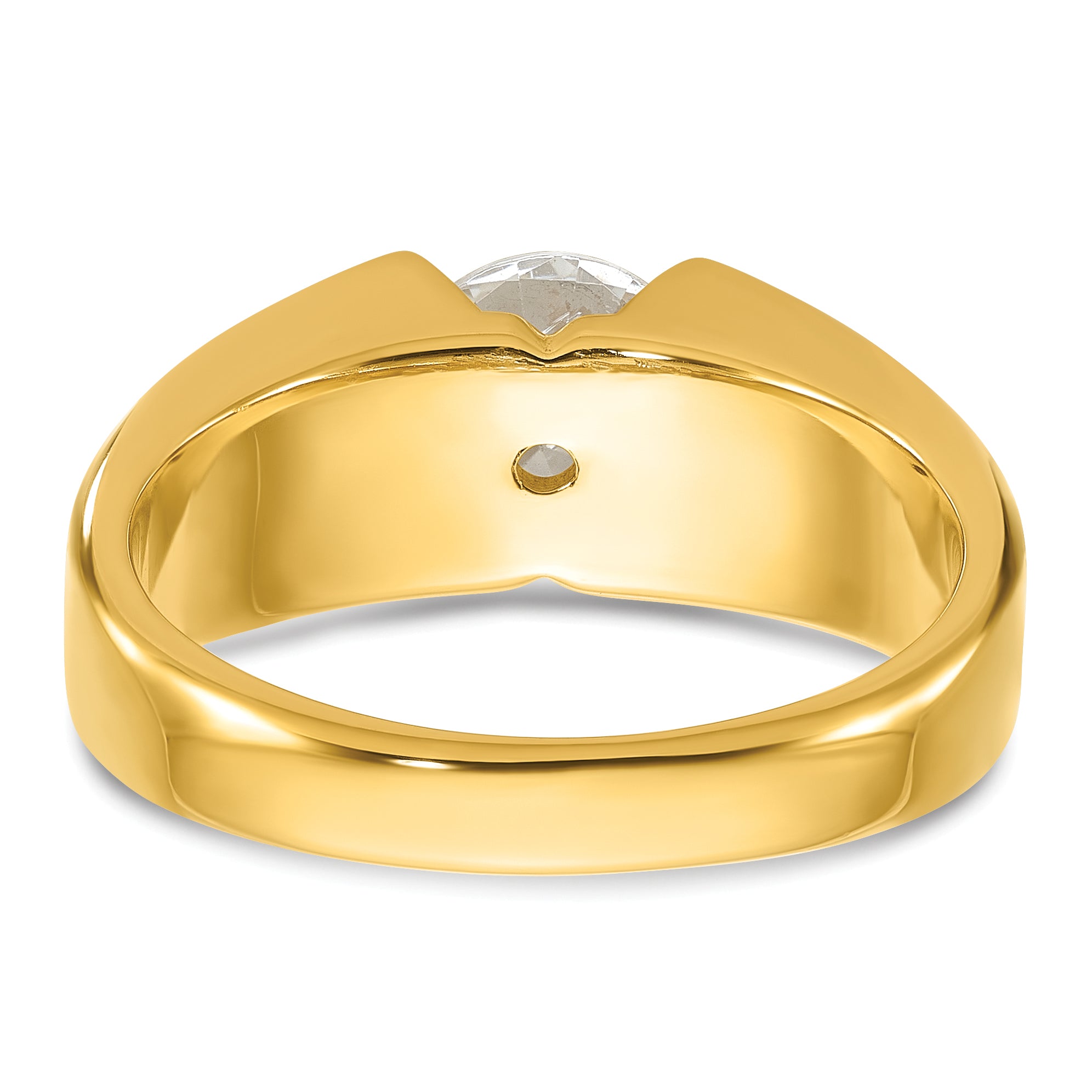 14k 1 carat Lab Grown Diamond VS/SI+ G+ Complete Men's Ring