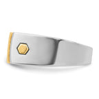 14k Two-tone Mens 1/3 carat Diamond Complete Ring - Sophia Jewelers