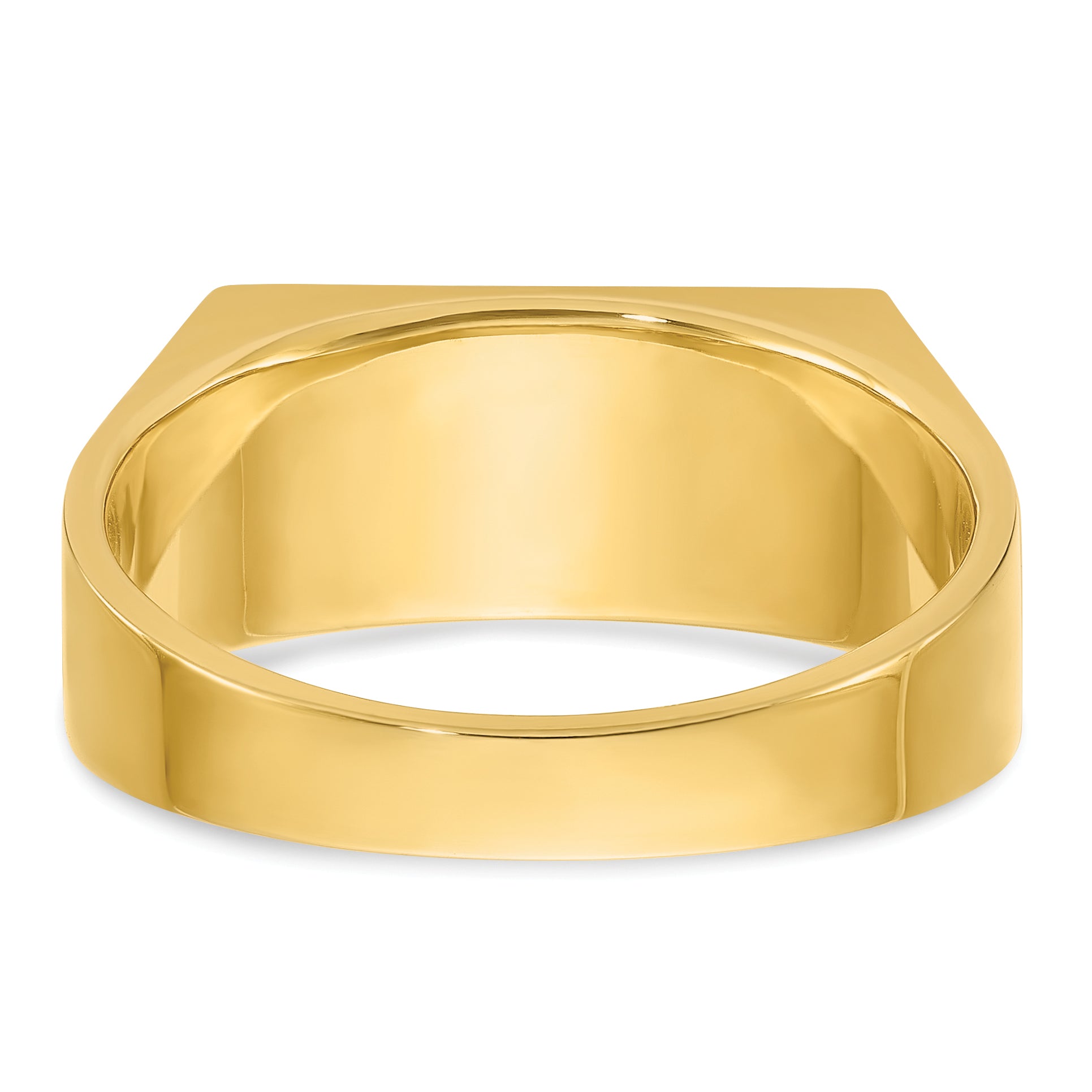 14k Men's Polished 3-Stone 1 Carat AA Quality Diamond Ring - Sophia Jewelers