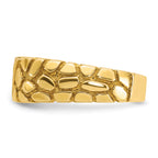 14k Mens Diamond Nugget Ring Mounting, Mounting Only - Sophia Jewelers