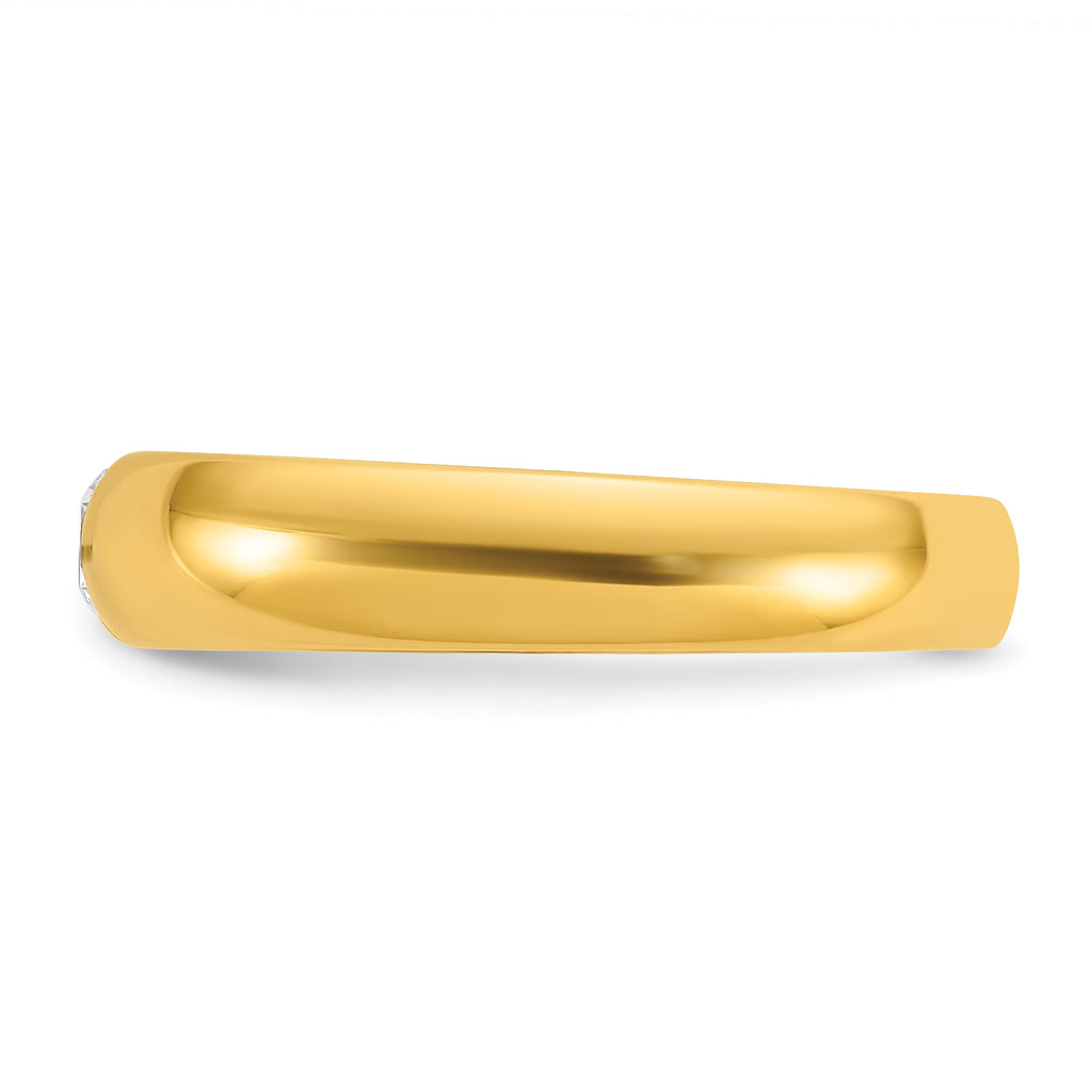 14k Mens 1/4 carat Diamond Complete Ring - Sophia Jewelers