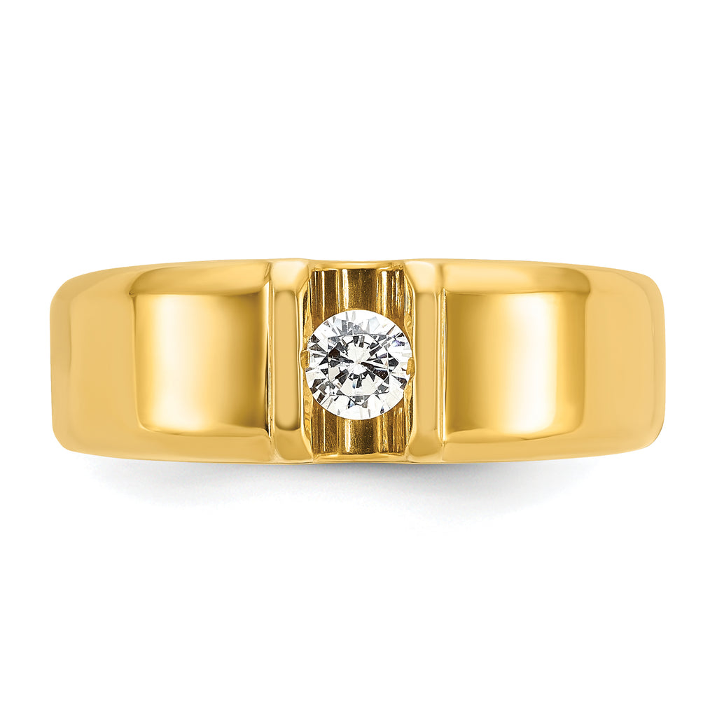 14k Mens Diamond Ring Mounting, Mounting Only - Sophia Jewelers