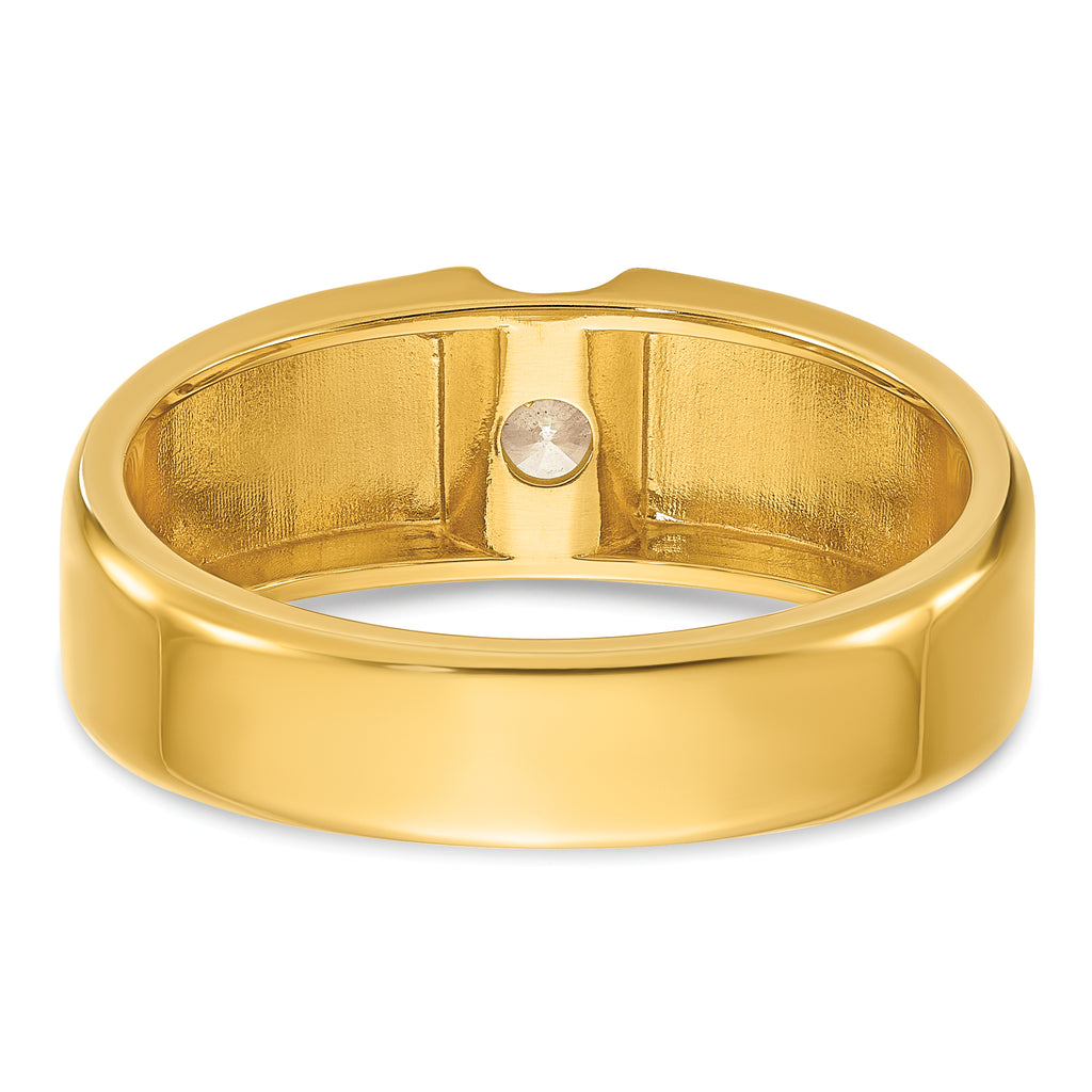 14k Mens Diamond Ring Mounting, Mounting Only - Sophia Jewelers