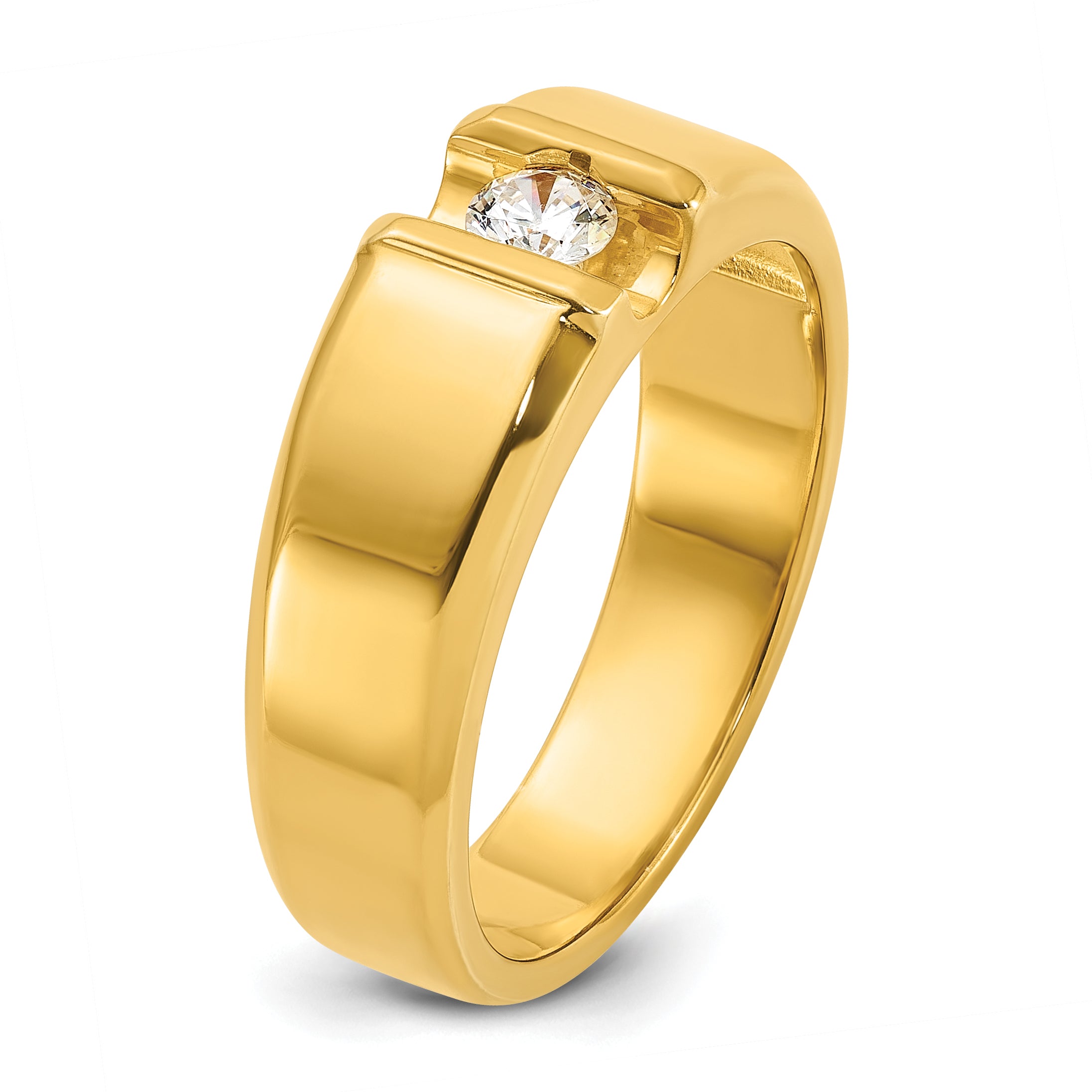 14k Mens Diamond Ring Mounting, Mounting Only - Sophia Jewelers