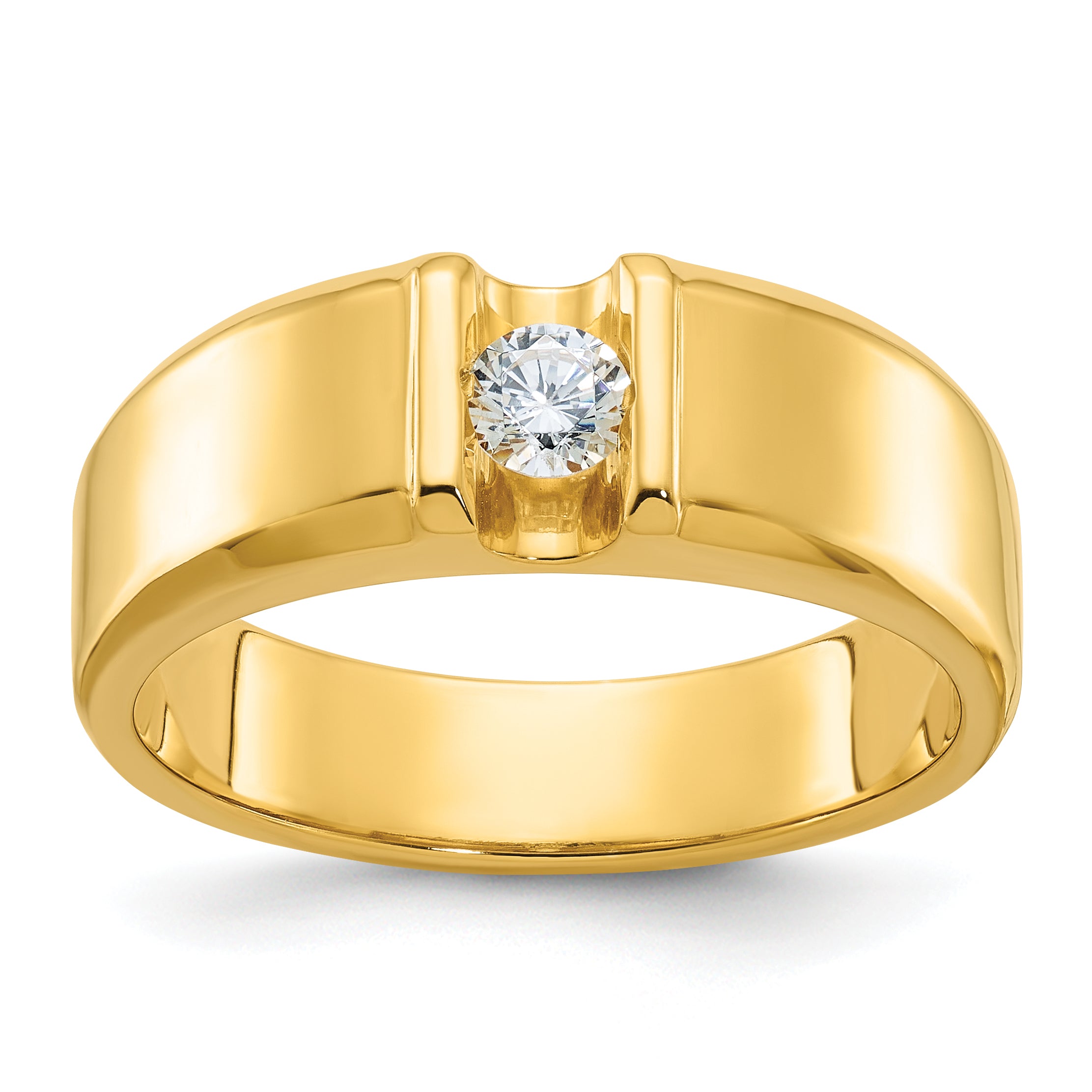 14k Mens Diamond Ring Mounting, Mounting Only - Sophia Jewelers Main image