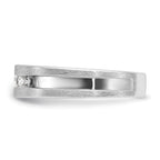 14k White Gold Mens 3/4 carat Diamond Complete Ring - Sophia Jewelers
