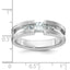 14k White Gold Mens 3/4 carat Diamond Complete Ring - Sophia Jewelers
