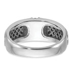 14k White Gold Mens Diamond Ring Mounting, Mounting Only - Sophia Jewelers