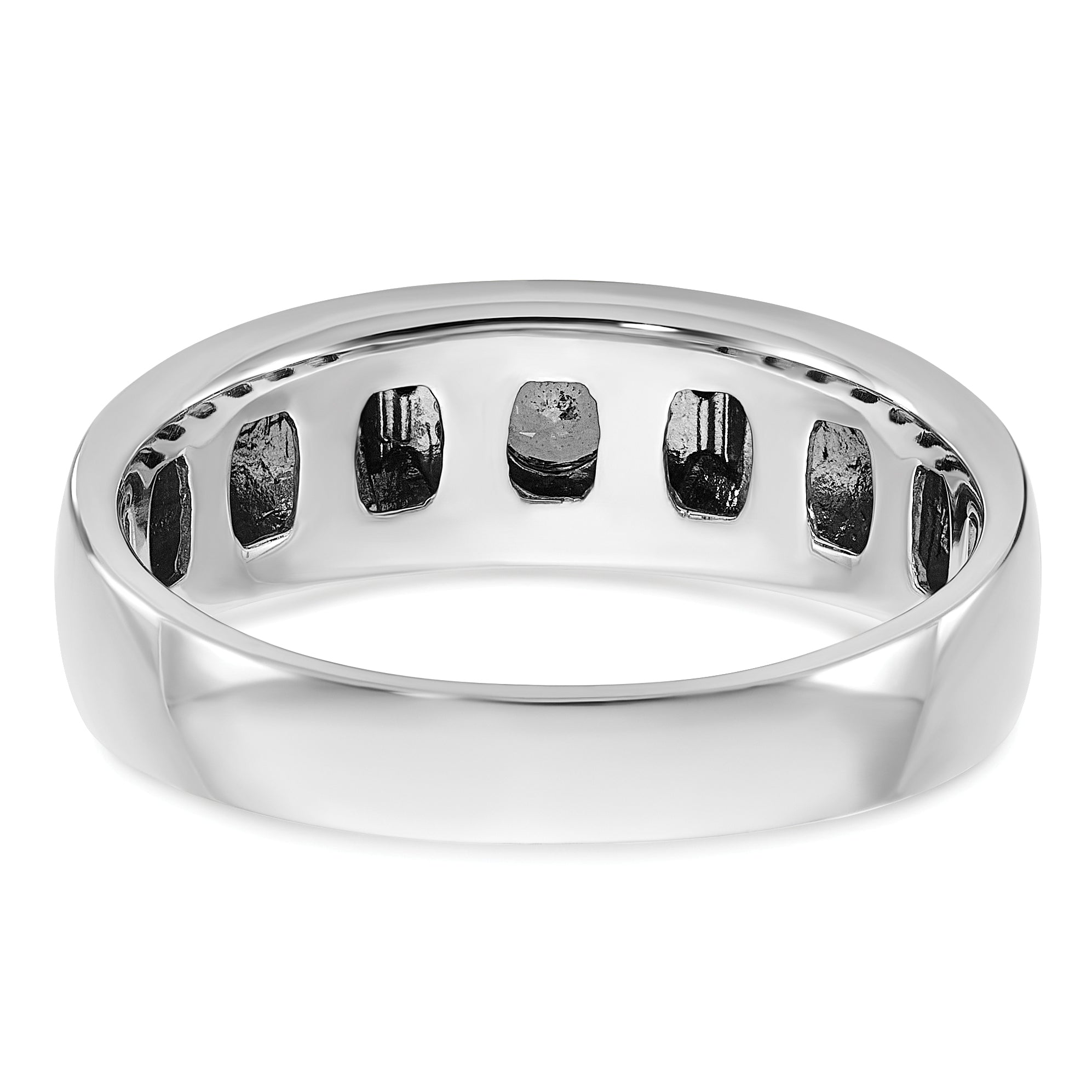 14k Two-tone White/Rose Gold Mens 1/4 carat Diamond Complete Ring - Sophia Jewelers