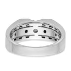 14k Two-tone Mens Diamond Ring Mounting, Mounting Only - Sophia Jewelers