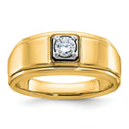 10k Men's Diamond Complete Ring