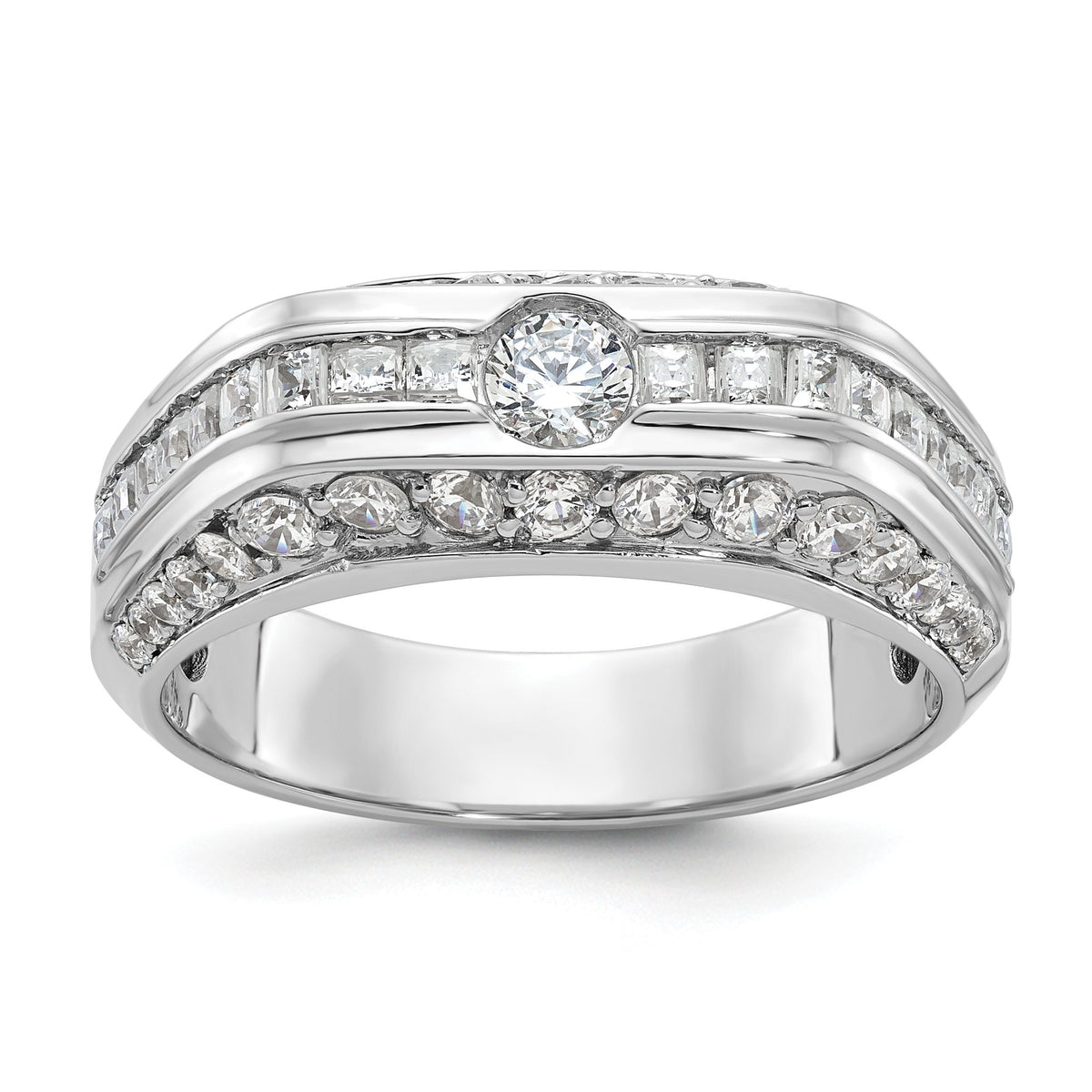 Men's Diamond Ring in 14K White Gold (1 7/8 ct. tw.), Size 10 - Sophia Jewelers Main image