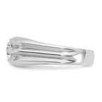 14k White Gold 1 carat Lab Grown Diamond VS/SI+ G+ Complete Men's Ring