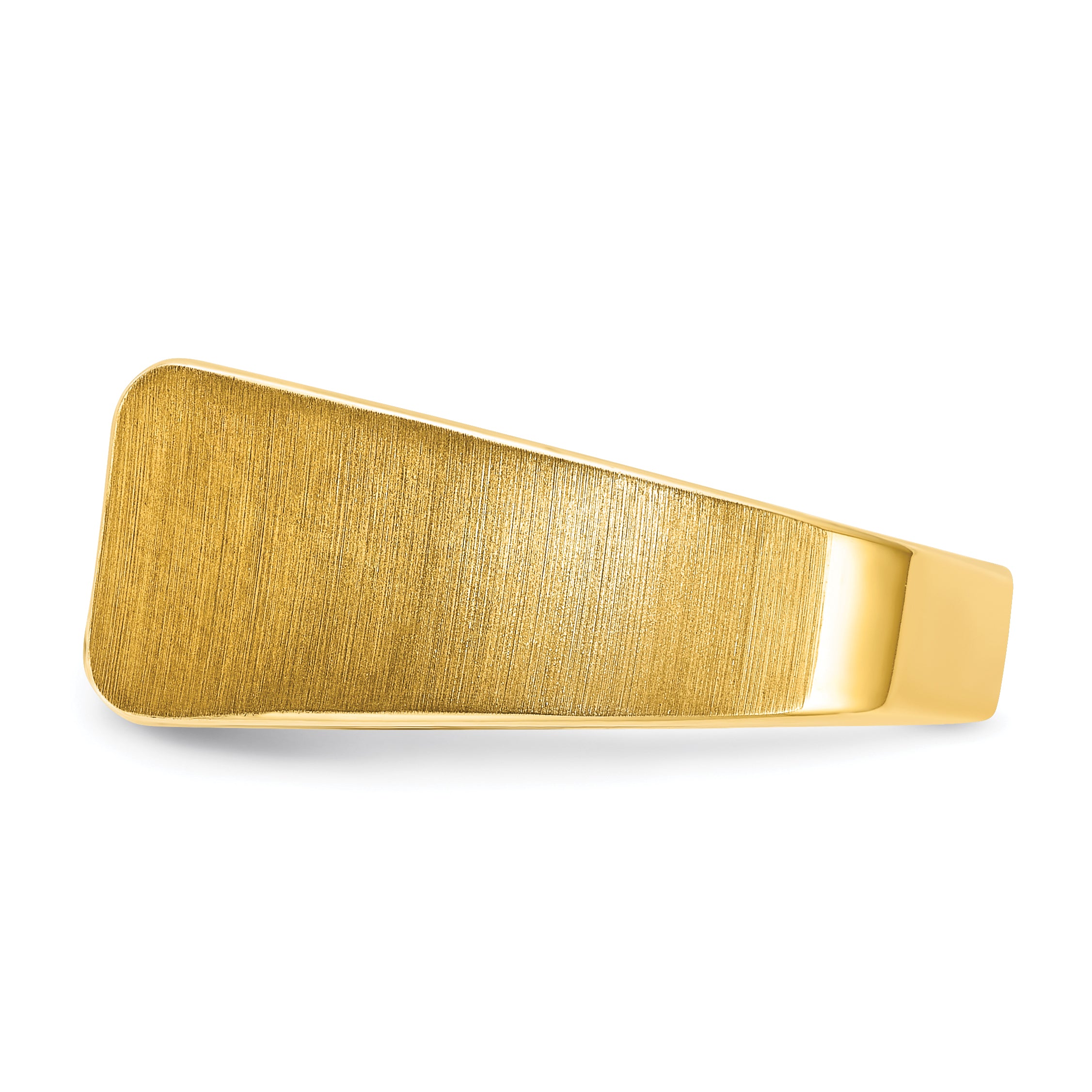 14k Mens Polished and Satin 5-Stone Ring Mounting, Mounting Only - Sophia Jewelers