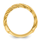 10k Men's Link Design Diamond Complete Ring