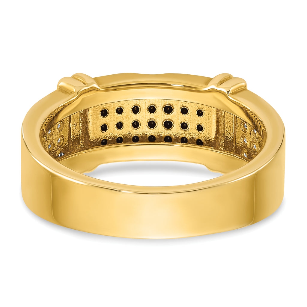 14k Mens Diamond Ring Mounting, Mounting Only - Sophia Jewelers