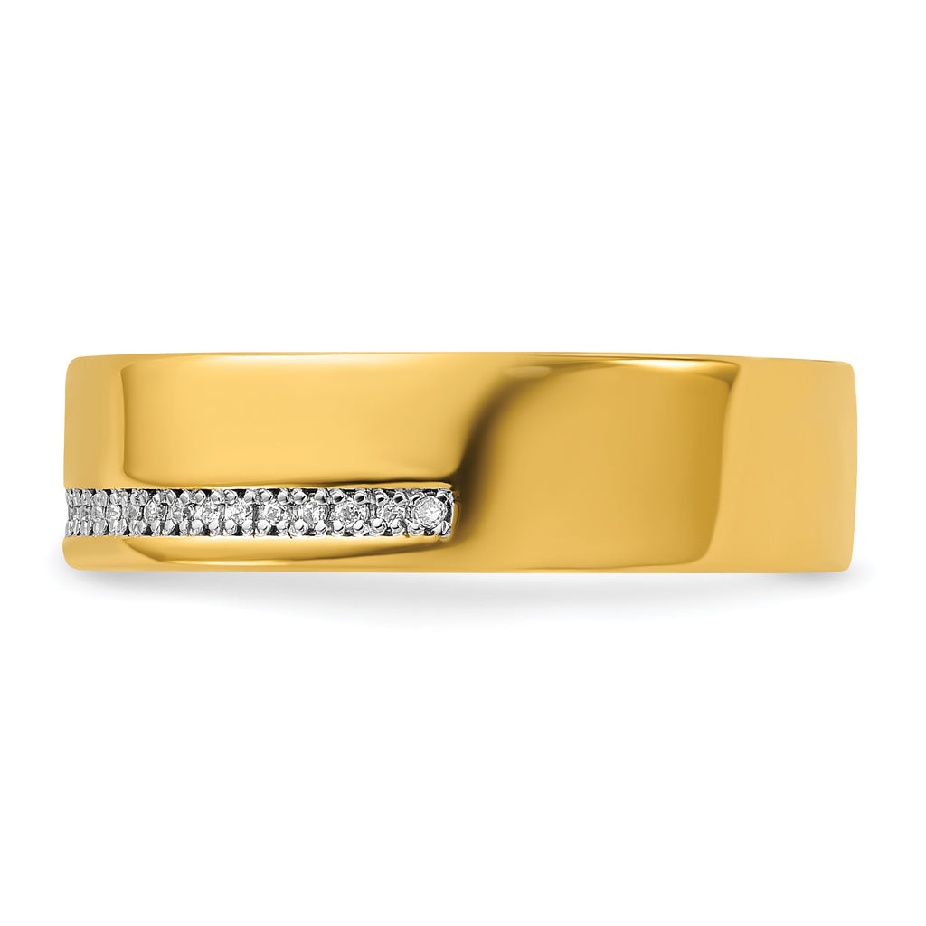 14k Mens Polished Ring Mounting, Mounting Only - Sophia Jewelers