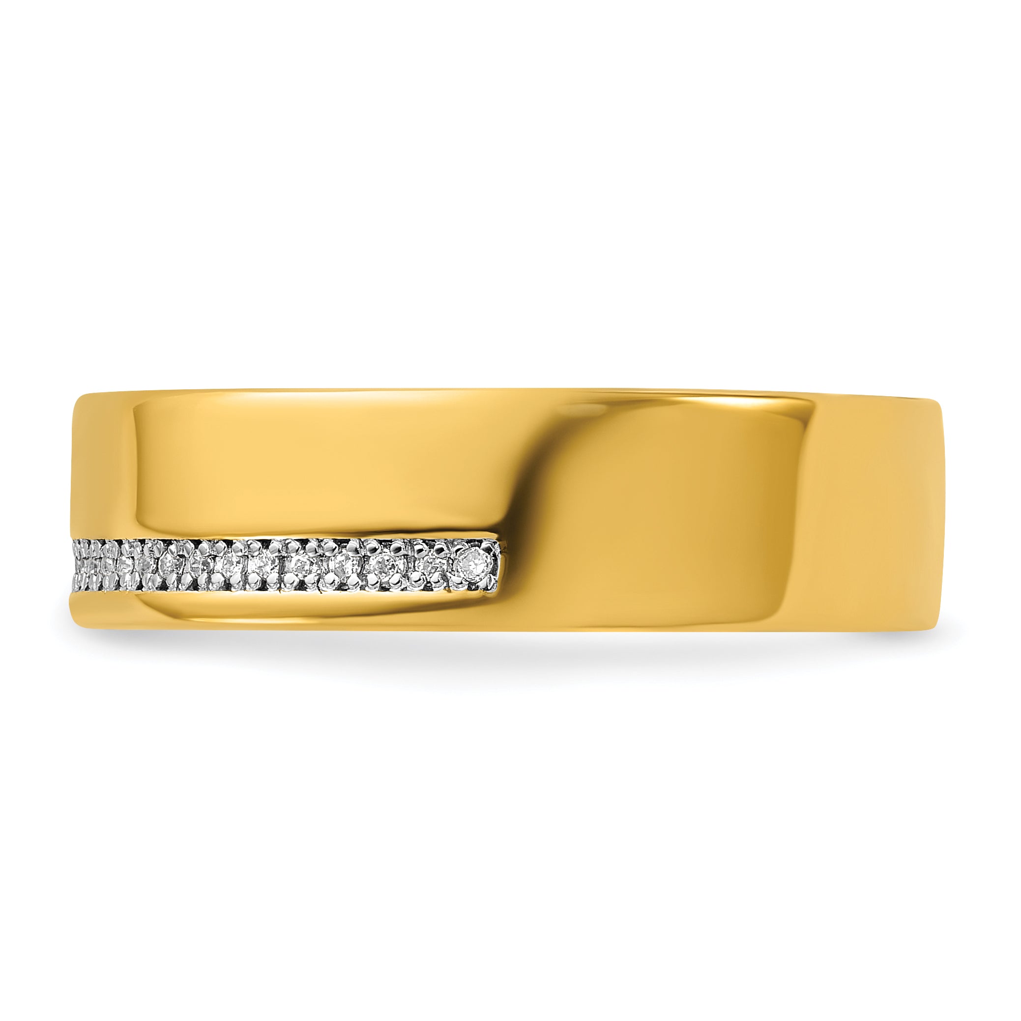14k Mens Polished Ring Mounting, Mounting Only - Sophia Jewelers