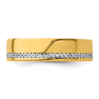 14k Mens Polished Ring Mounting, Mounting Only - Sophia Jewelers