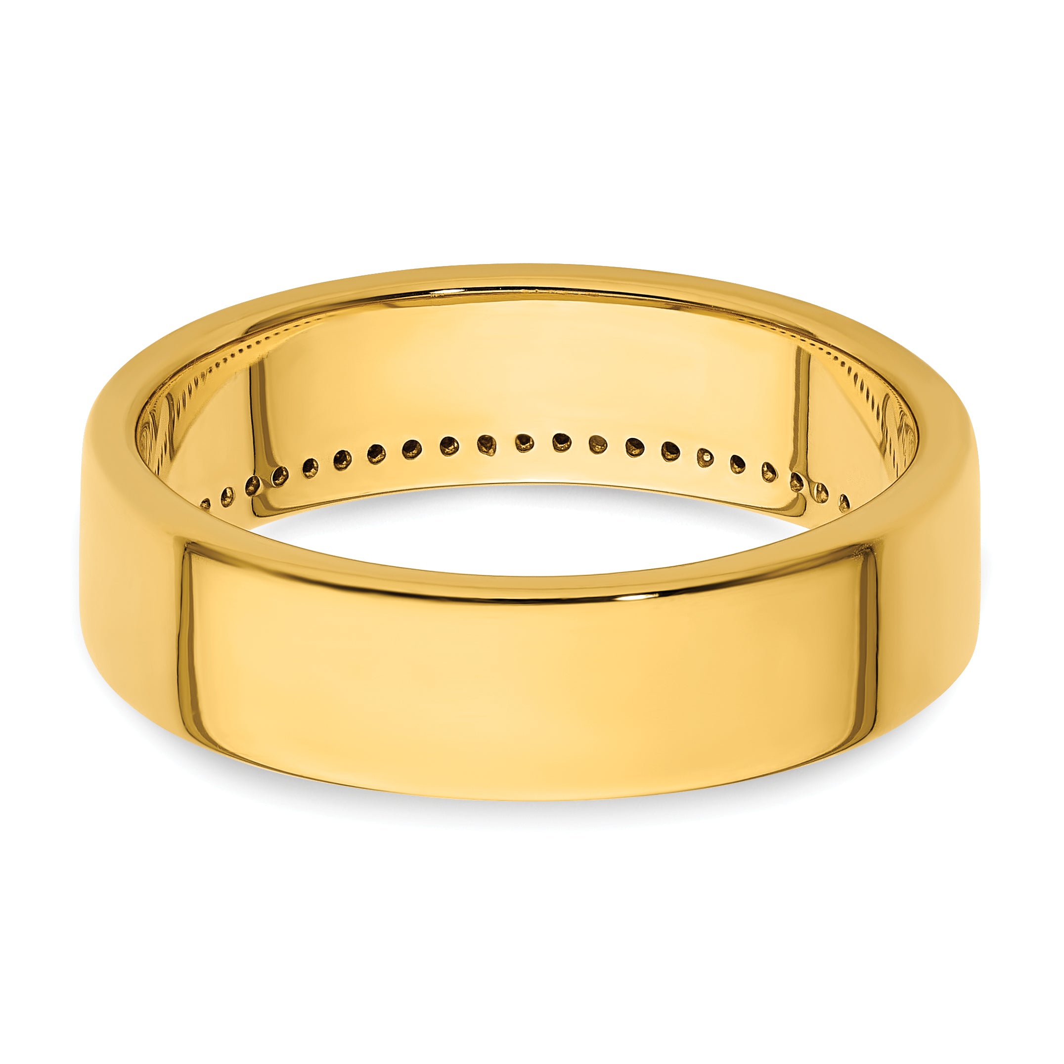 14k Mens Polished Ring Mounting, Mounting Only - Sophia Jewelers