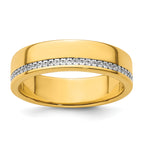 14k Mens Polished Ring Mounting, Mounting Only - Sophia Jewelers