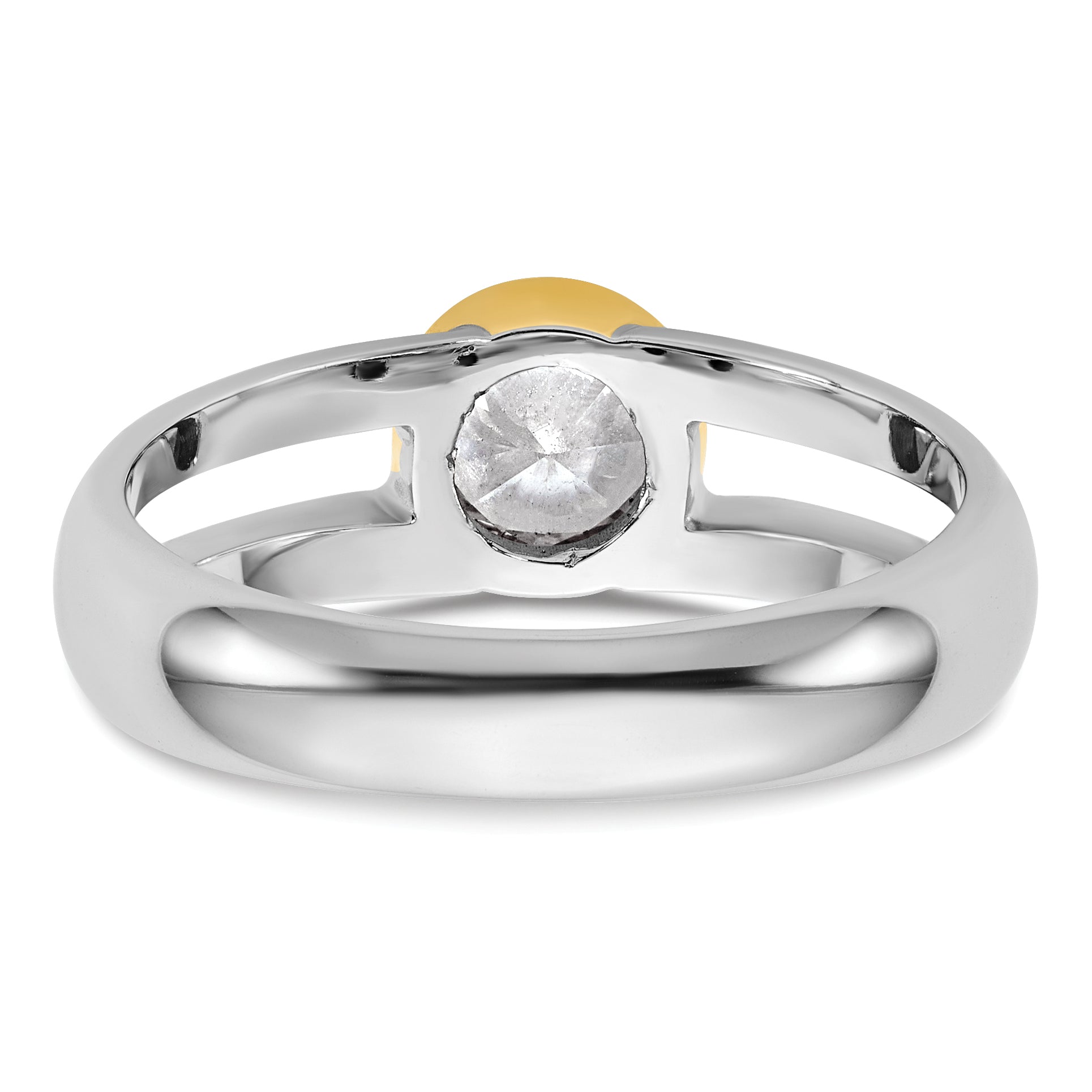 14k Two-Tone 1 carat Lab Grown Diamond VS/SI+ G+ Complete Men's Wedding Band - Sophia Jewelers