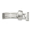 12mm Silver-tone Deployment Buckle