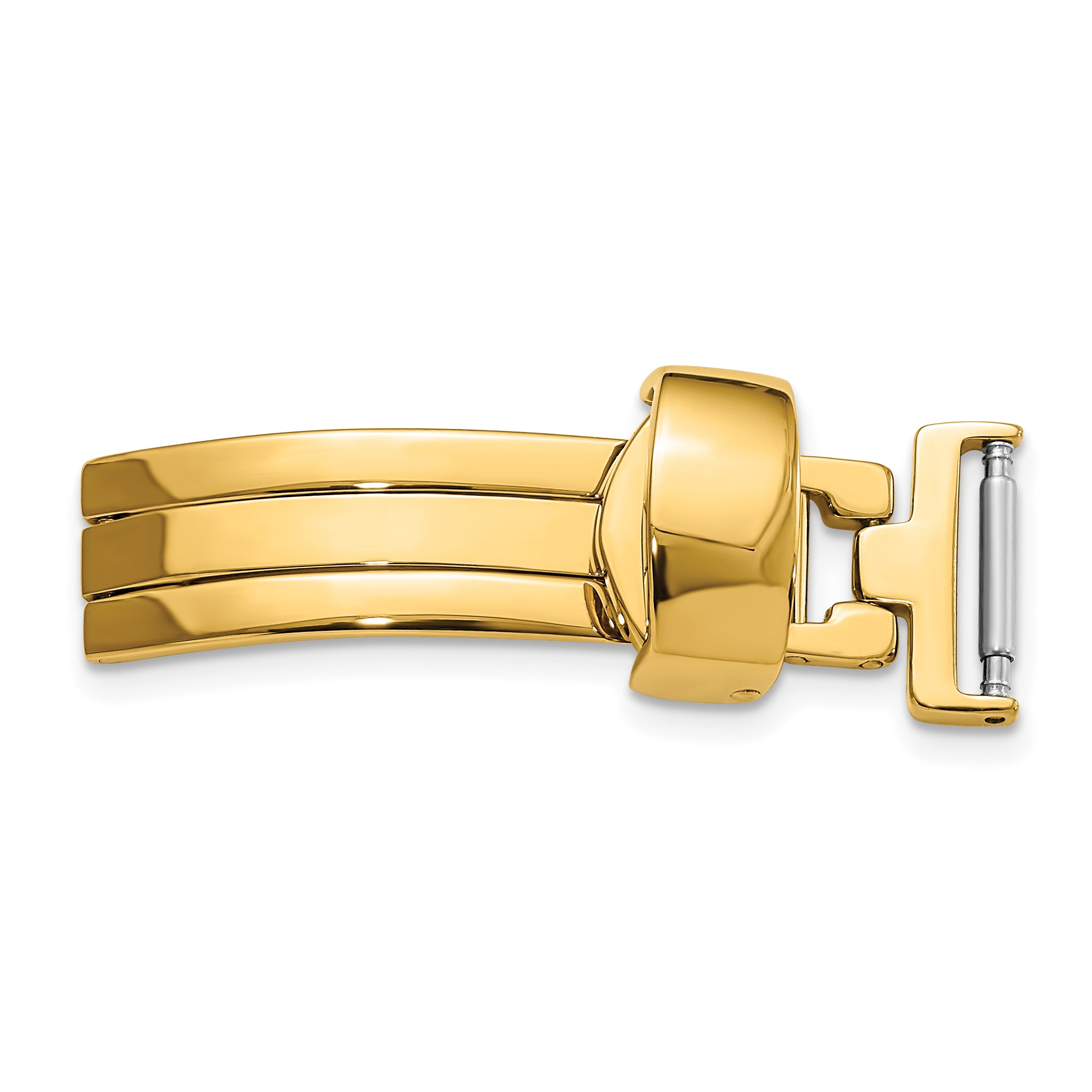 12mm Gold-tone Deployment Buckle Main image