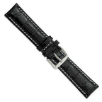 Crocodile-Grain Watch Band in Leather - Sophia Jewelers