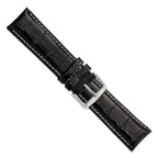Crocodile-Grain Watch Band in Leather - Sophia Jewelers