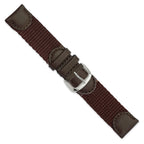 Brown Army-Style Watch Band in Leather - Sophia Jewelers