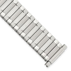Expansion Watch Band in Stainless Steel, Brushed & Polished, 18mm - Sophia Jewelers