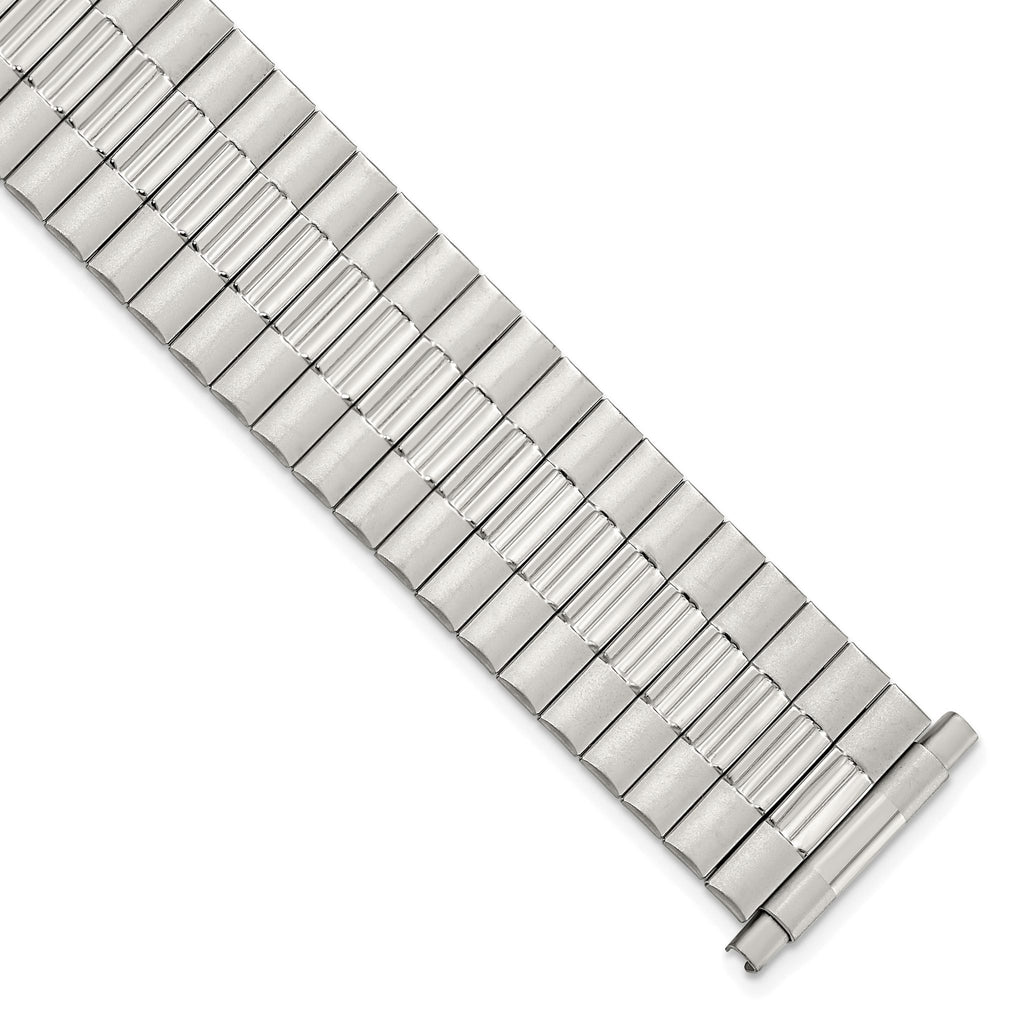 Expansion Watch Band in Stainless Steel, Brushed & Polished, 19.5mm - Sophia Jewelers