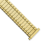 15-20mm Satin and Polished Yellow IP-plated Stainless Steel 6.25 inch Expansion Watch Band