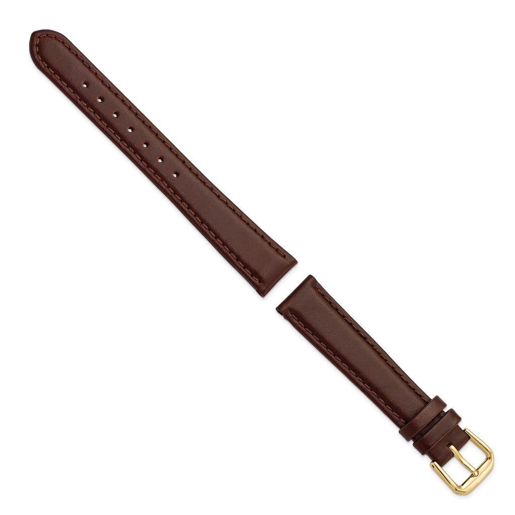 DeBeer Dark Watch Band in Leather - Sophia Jewelers