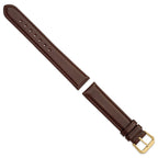 DeBeer Dark Watch Band in Leather - Sophia Jewelers